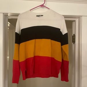 Color Block French Connection Sweater